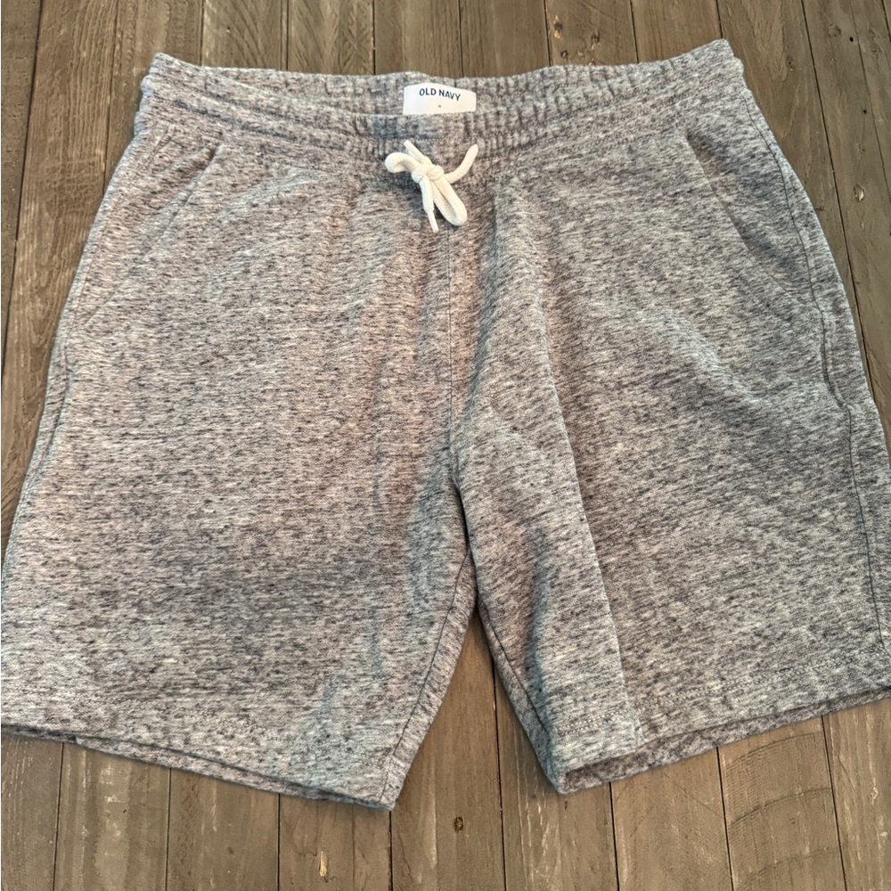 Old Navy Gray Athletic Shorts with Soft Cotton-Blend